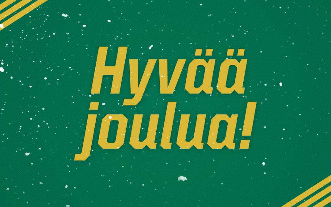 Iloista joulua ja menestystä tulevalle vuodelle!